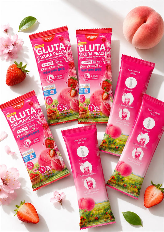 Mikeo Brand PREMIUM+ Gluta Sakura Peach
