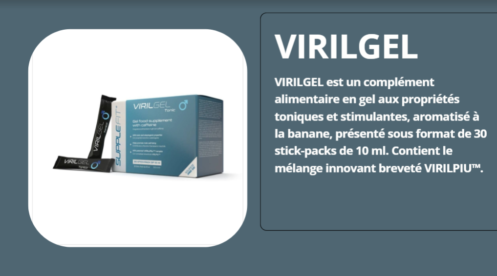 Virigel: énergie plus virilité chez les hommes