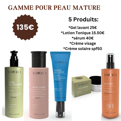 Gamme pour peau mature